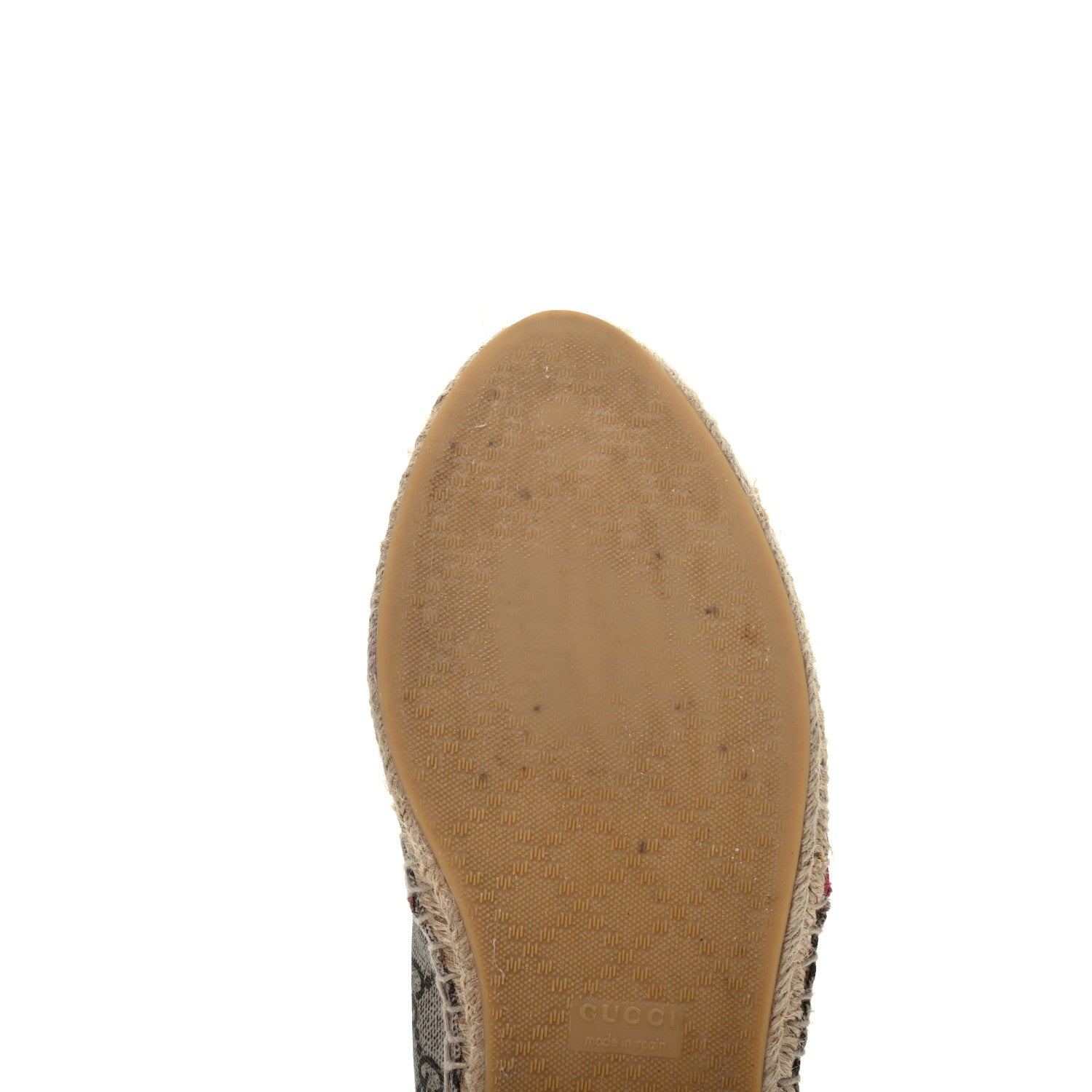 Gucci GG Supreme Monogram Blooms Espadrilles 38.5 Beige Multicolor Dry Rose 10 of 13