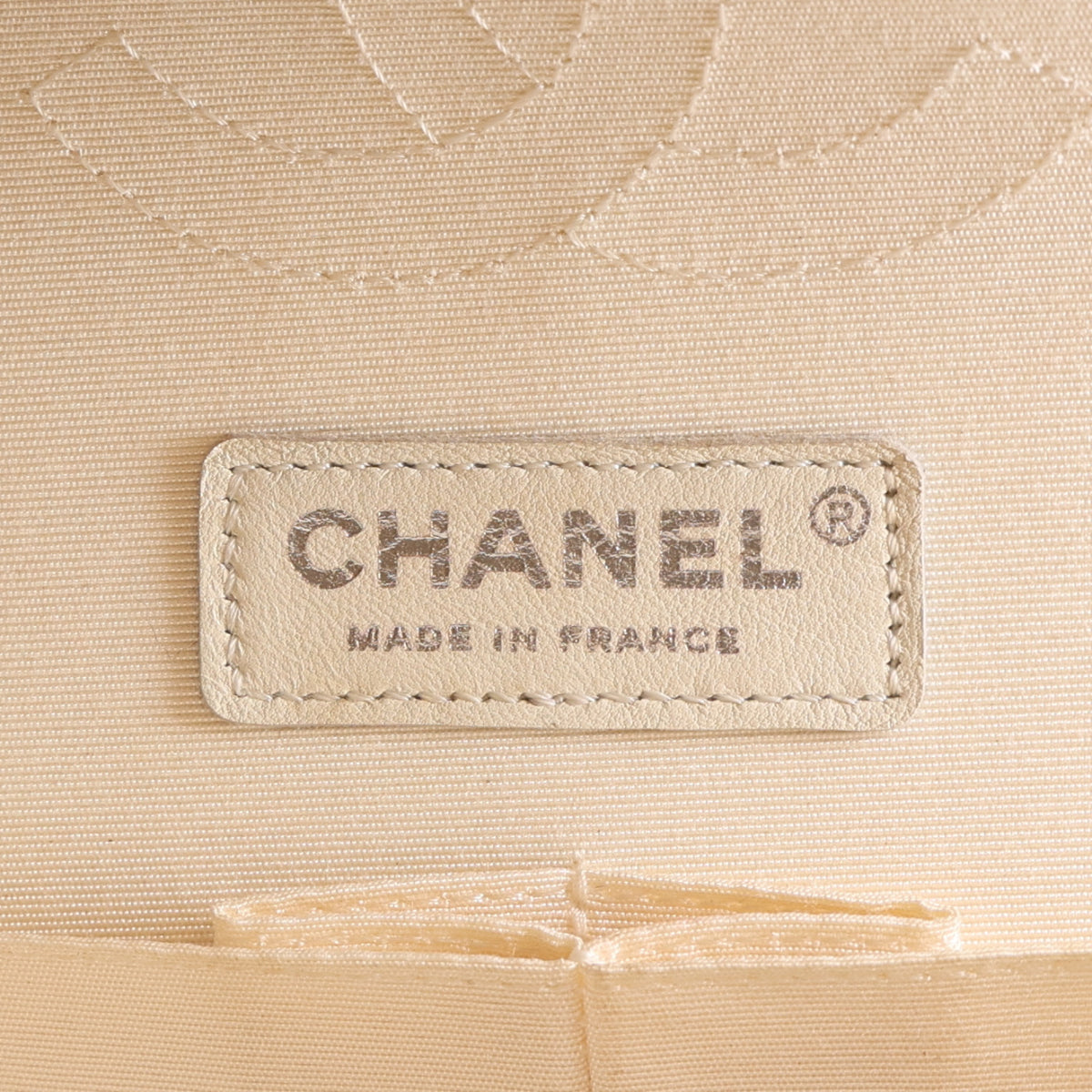Chanel Lambskin Airline Printed Medium Double Flap White Red Blue 5 of 9