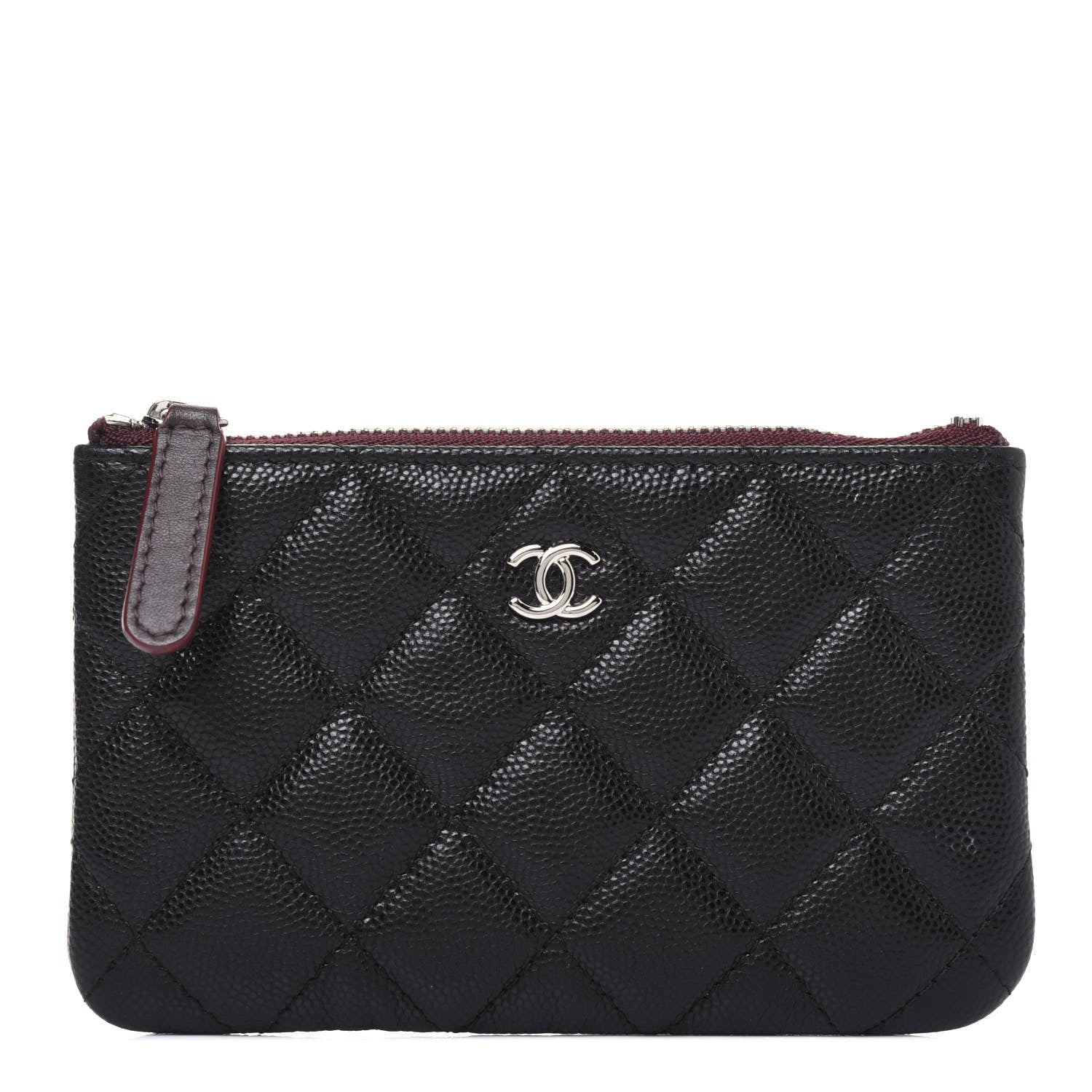 Chanel Caviar Quilted Small Cosmetic Case Black 1 of 11