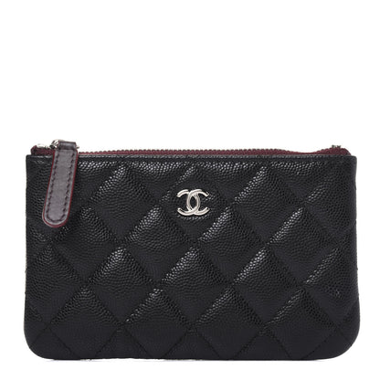Chanel Caviar Quilted Small Cosmetic Case Black 1 of 11