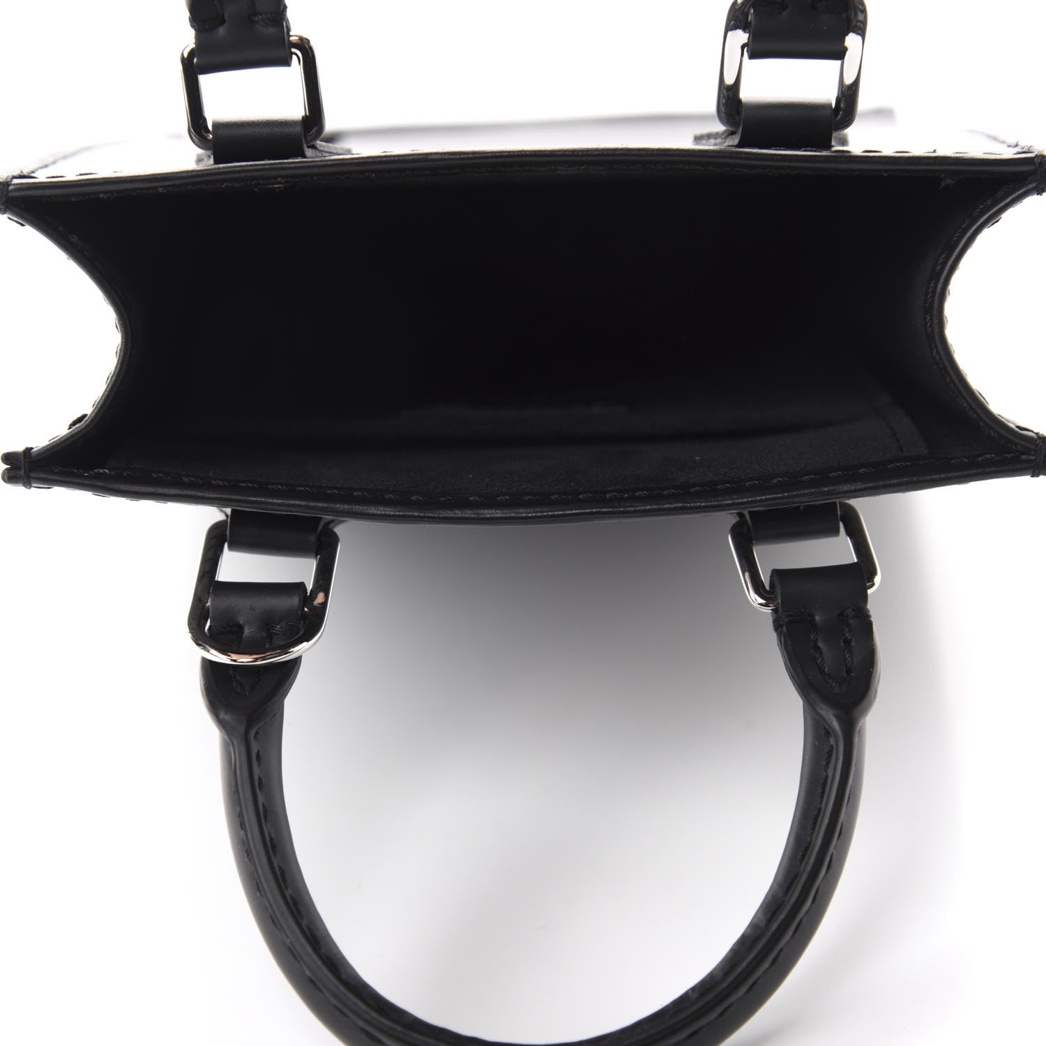 Louis Vuitton Epi Petit Sac Plat Black 5 of 11