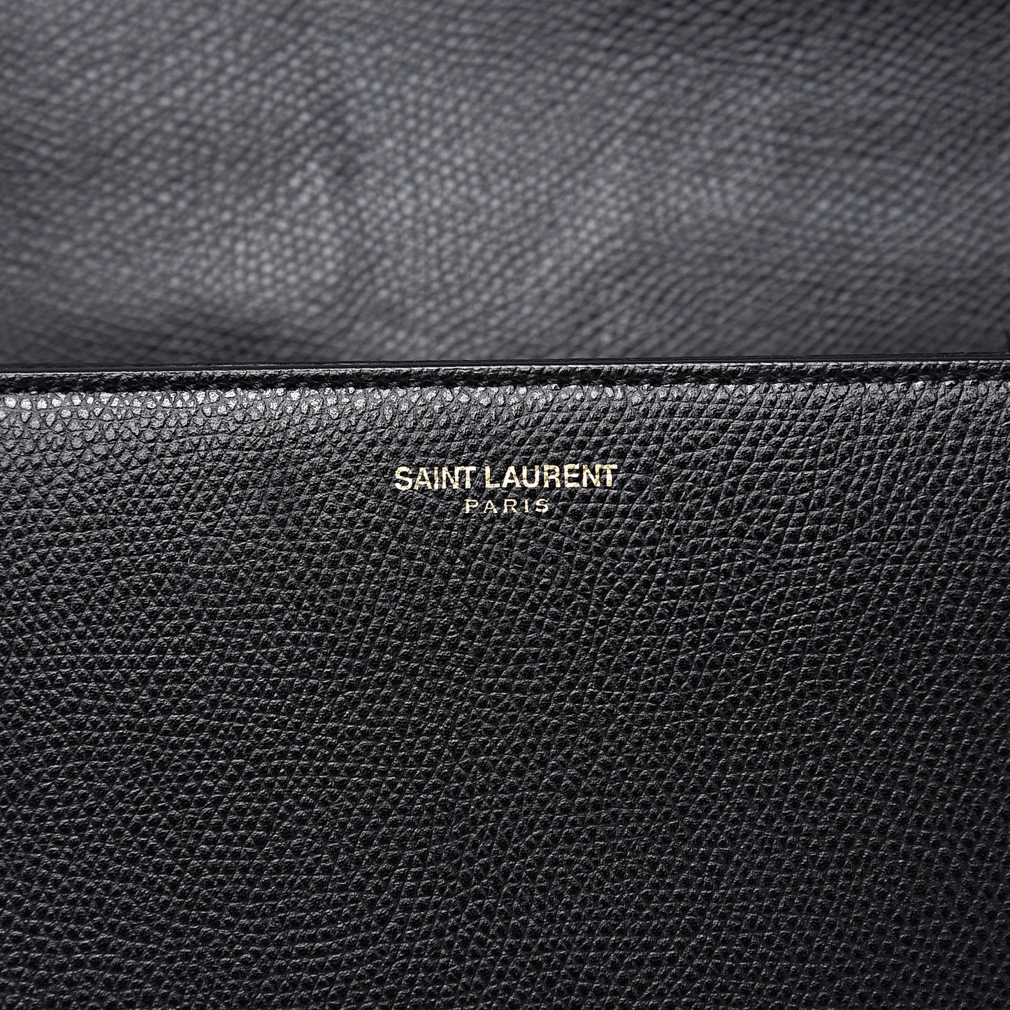 Textured Calfskin Medium Classic Monogram Universite Bag Black