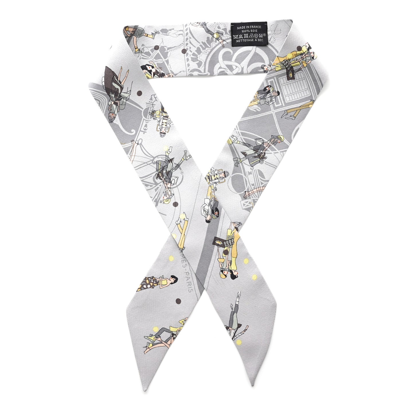 Gray Hermes Scarf
