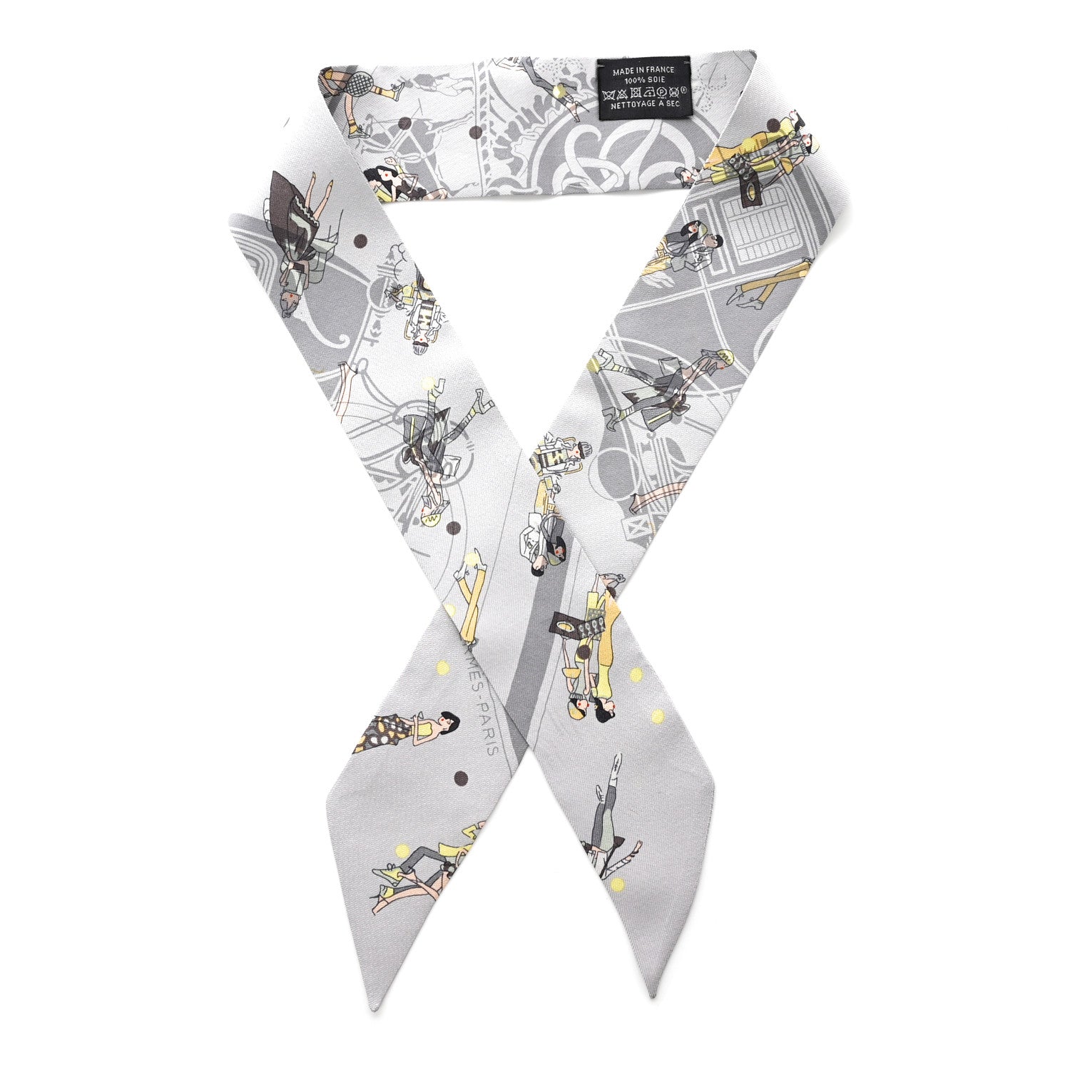 Hermes Gray Hermes Scarf 1 of 5