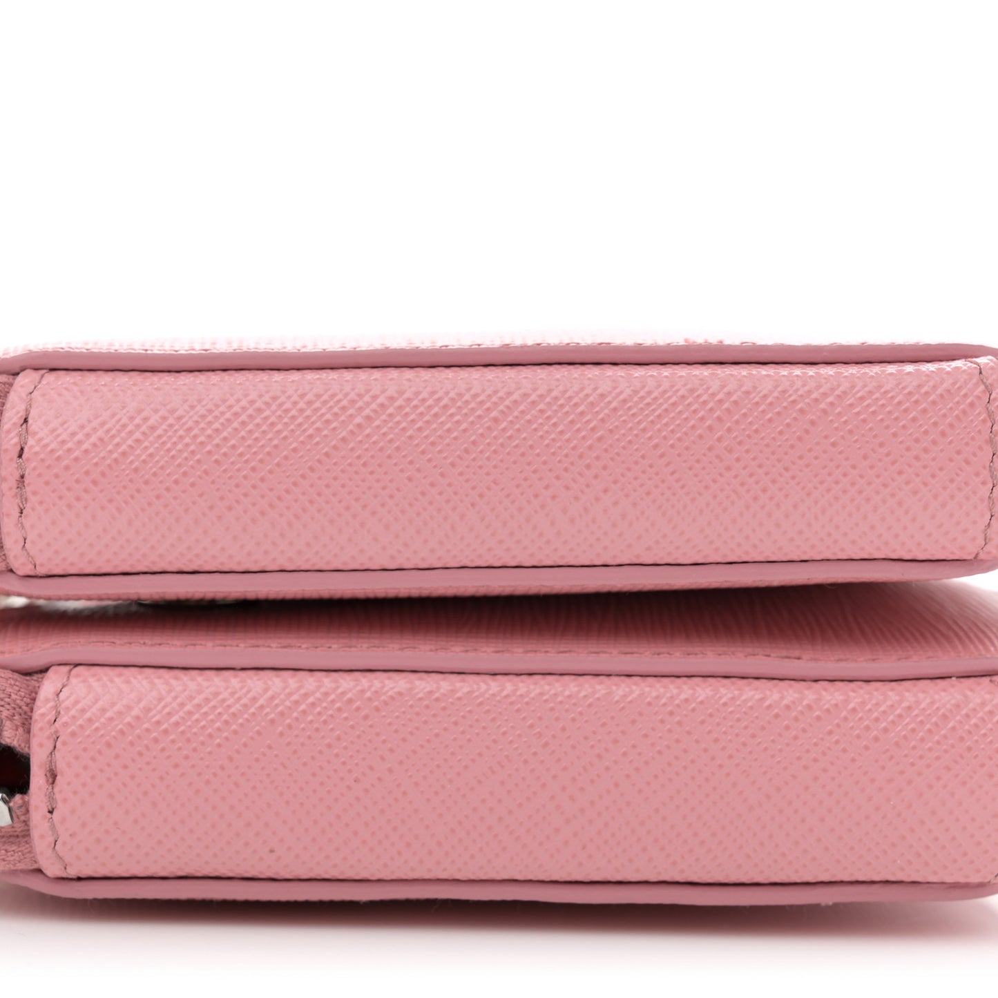 Saffiano Mini Triangle Crossbody Pouch Petalo