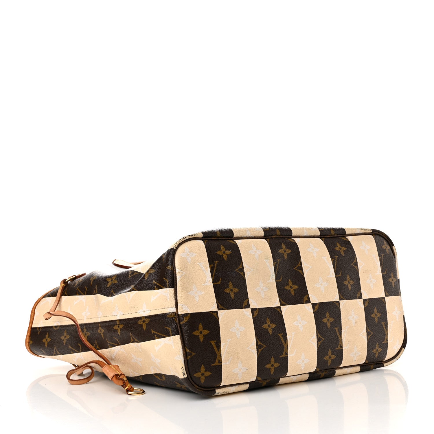 Louis Vuitton Monogram Rayures Neverfull MM 4 of 22