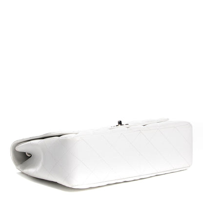 Chanel Caviar Quilted Jumbo Single Flap White 4 of 8