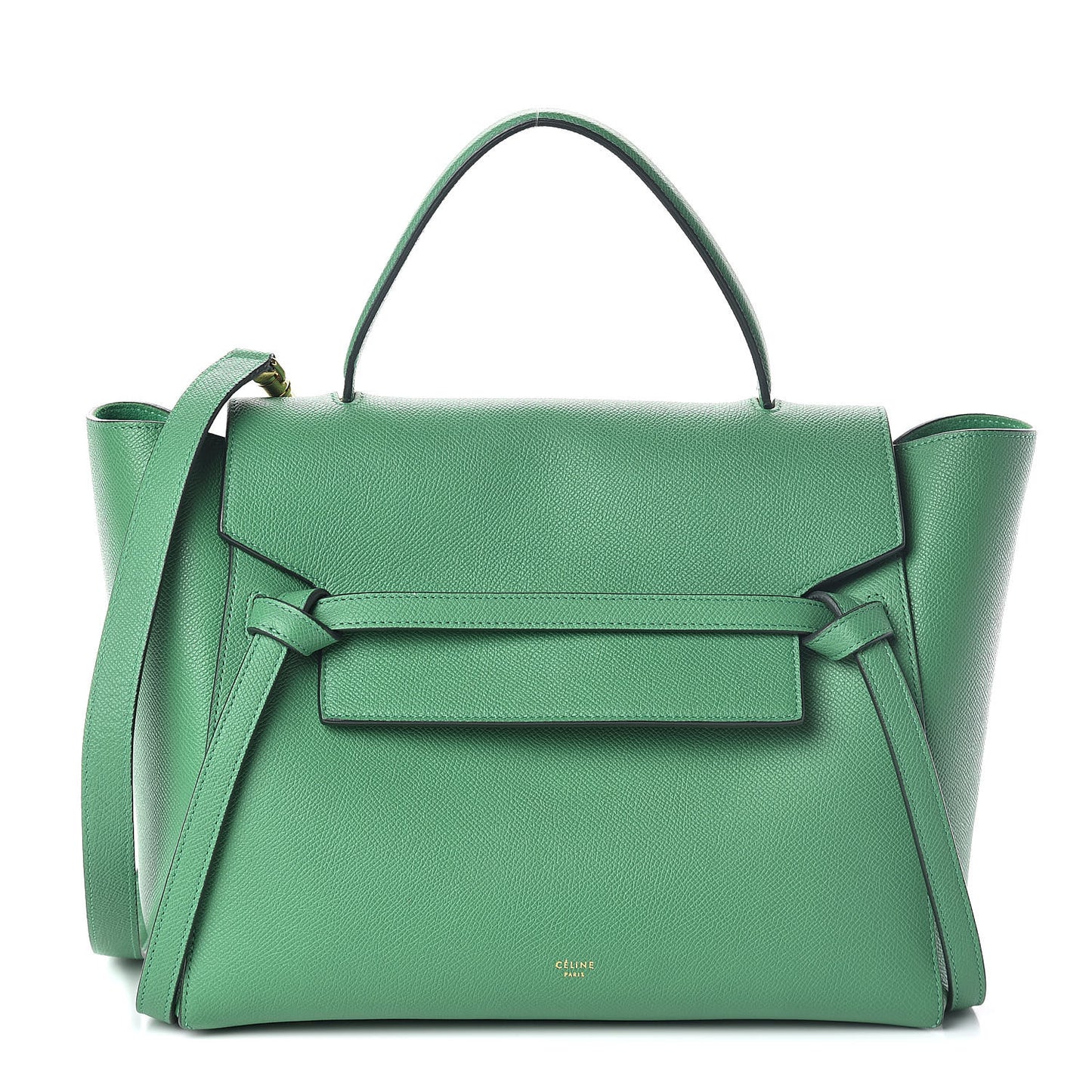Grained Calfskin Mini Belt Bag Mint