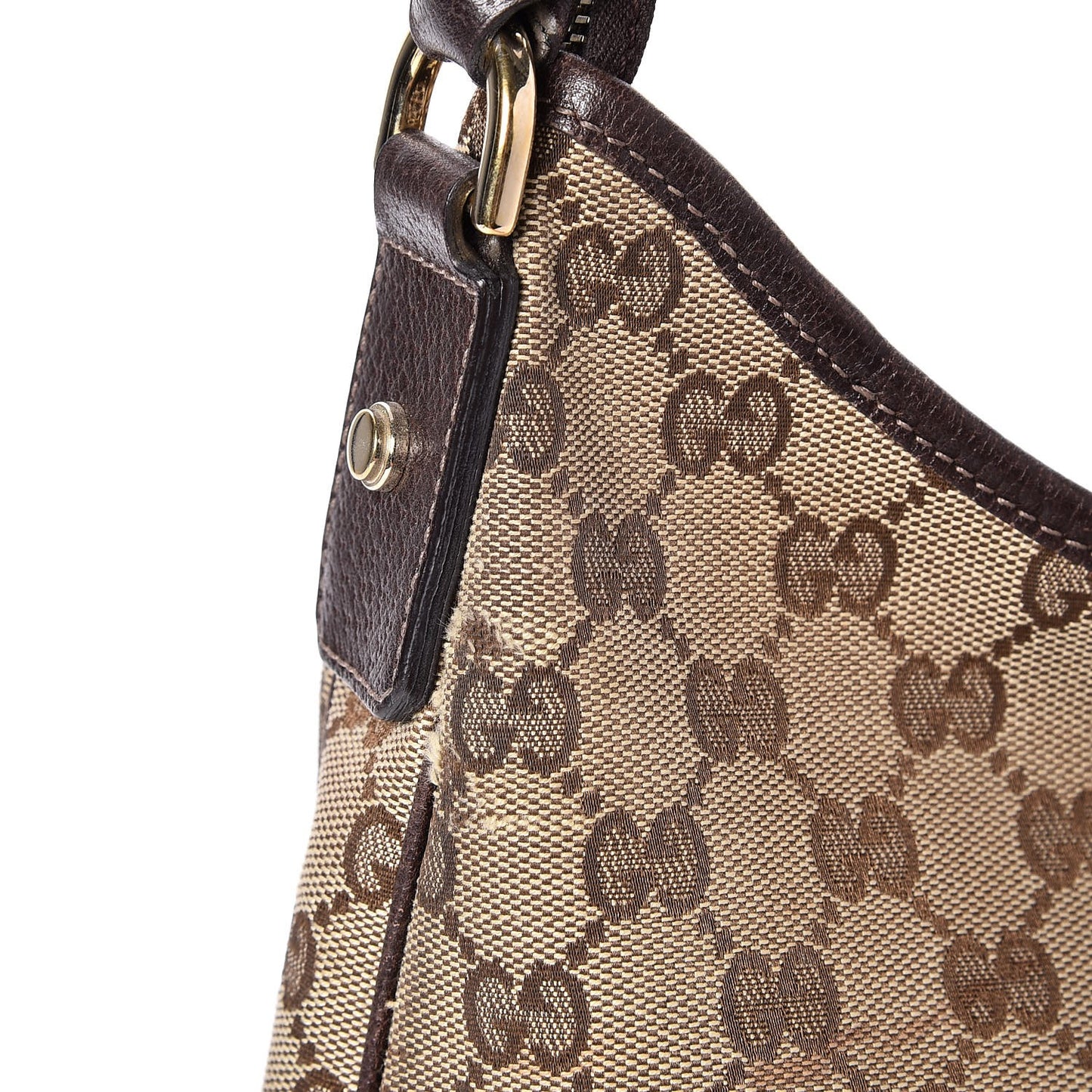 Monogram Medium Abbey D Ring Hobo Brown