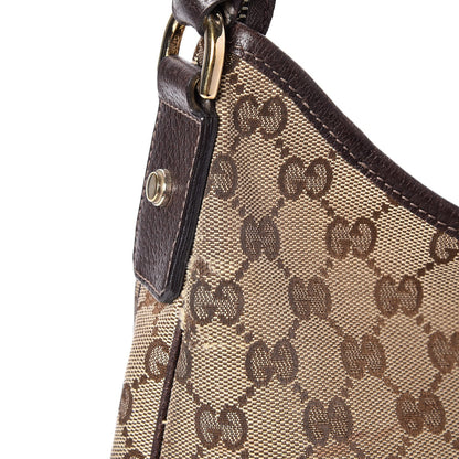 Gucci Monogram Medium Abbey D Ring Hobo Brown 9 of 11