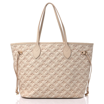 Louis Vuitton Empreinte Monogram Summer Stardust Neverfull MM Beige Clair 2 of 9