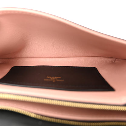 Louis Vuitton Lambskin Embossed Monogram Pochette Coussin Black 5 of 10