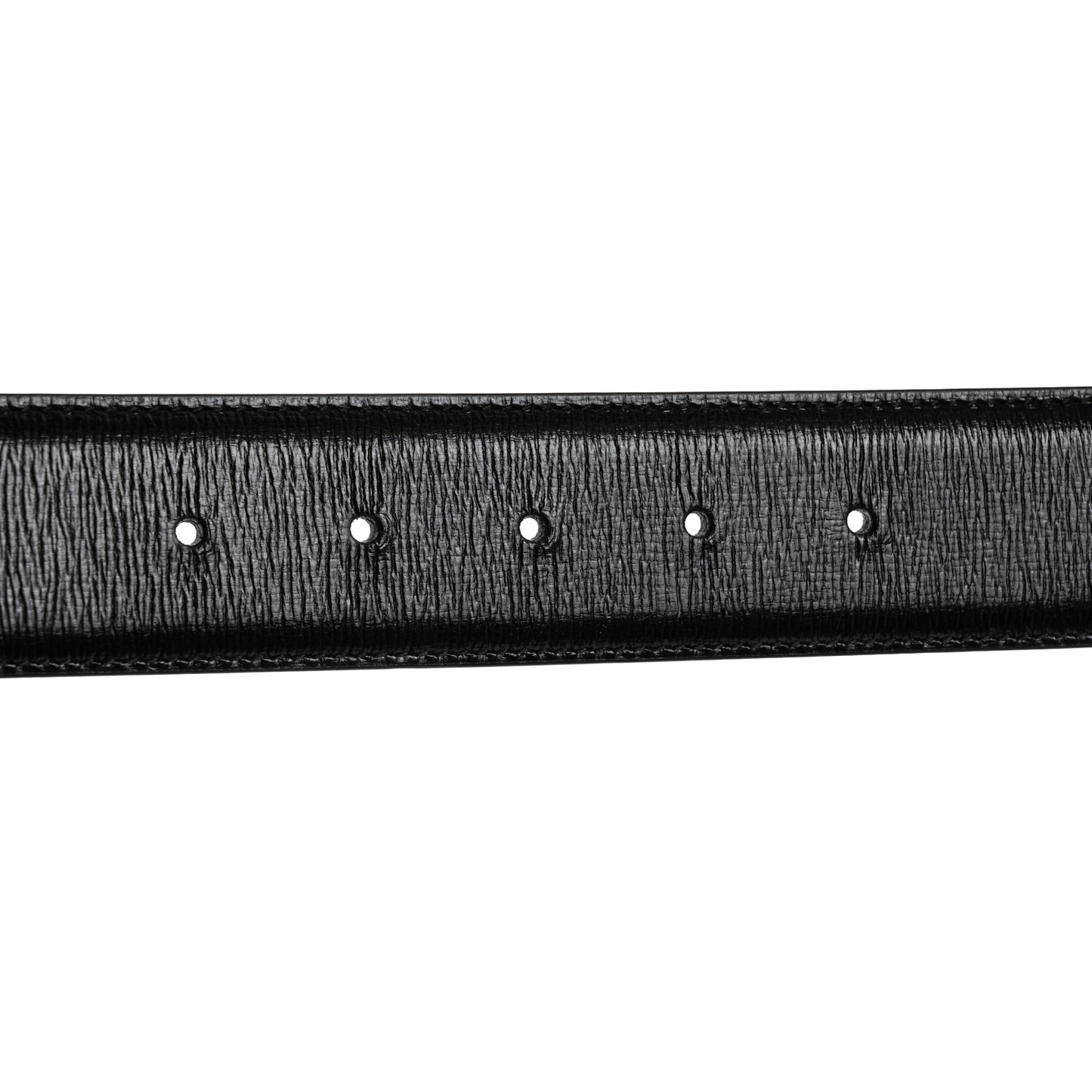 Azalea Calfskin Enamel Monochrome Double G 40mm Belt 90 36 Black