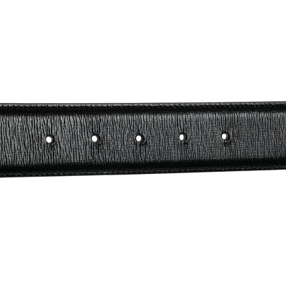 Gucci Azalea Calfskin Enamel Monochrome Double G 40mm Belt 90 36 Black 5 of 7