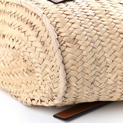 Loewe Raffia Basket Tote Bag Natural Tan 8 of 9