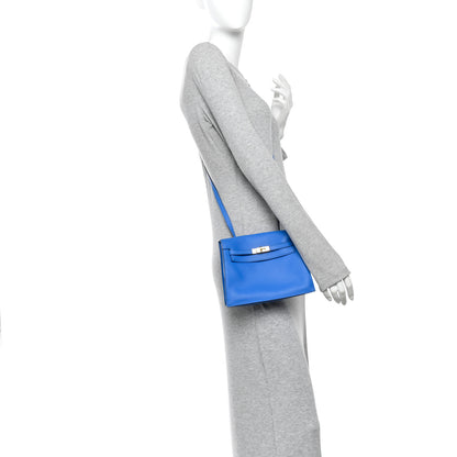 Hermes Swift Kelly Danse Belt Bag Bleu Hydra 2 of 12