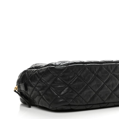 Chanel Aged Calfskin Quilted Medium Reissue Camera Case Black 9 of 10