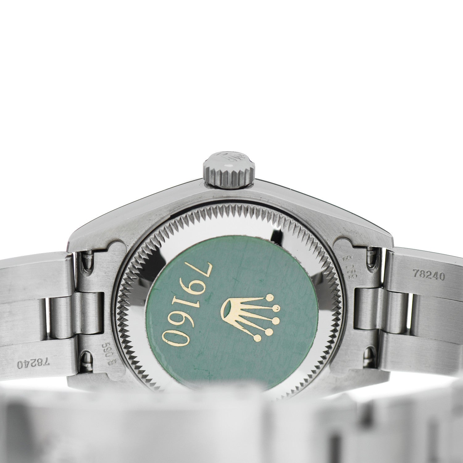 Rolex Stainless Steel 26mm Oyster Perpetual Date Watch Blue 79160 4 of 5