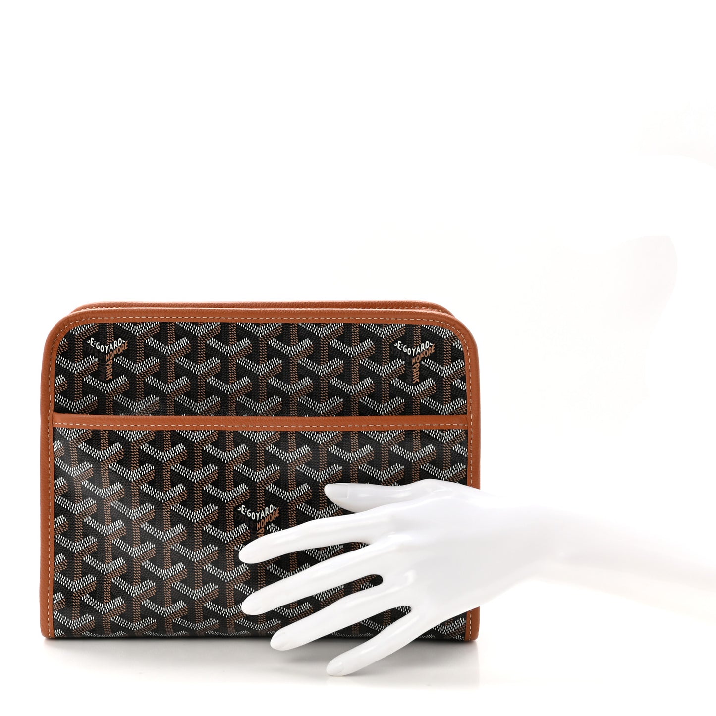 Goyardine Jouvence MM Toiletry Pouch Black Gold