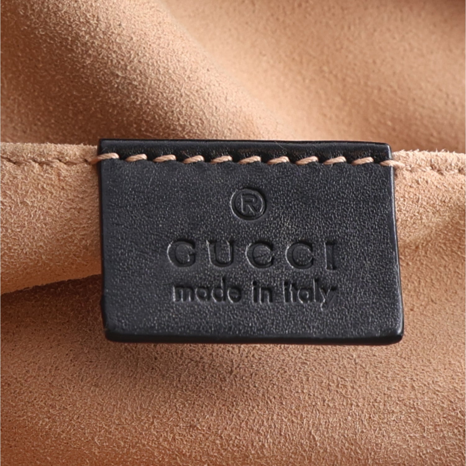 Gucci Calfskin Matelasse GG Marmont Belt Bag 75 30 85 34 Black 5 of 9