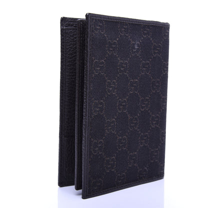 Gucci Monogram Passport Wallet Brown 3 of 7