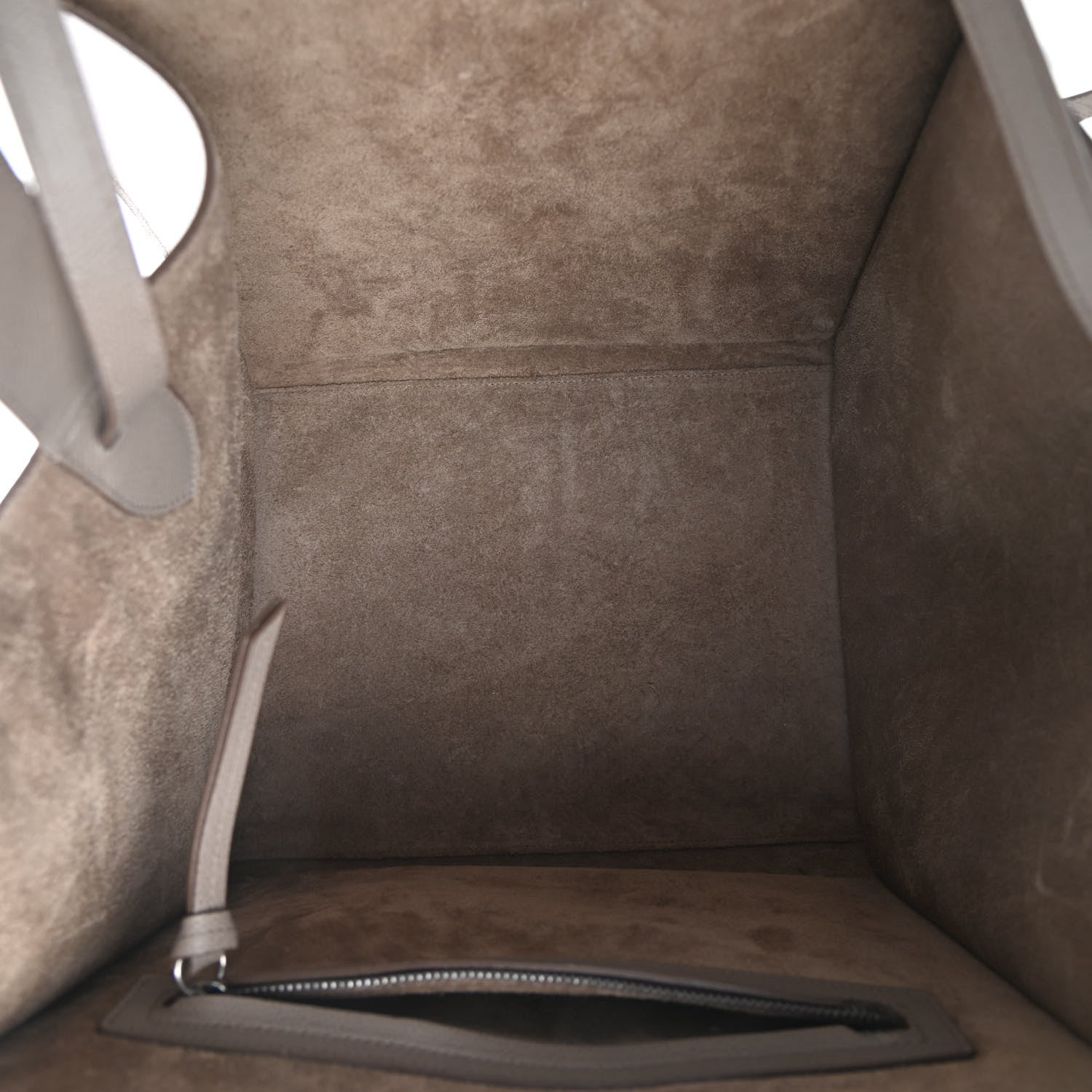 Celine Baby Grained Calfskin Medium Phantom Luggage Taupe 4 of 4