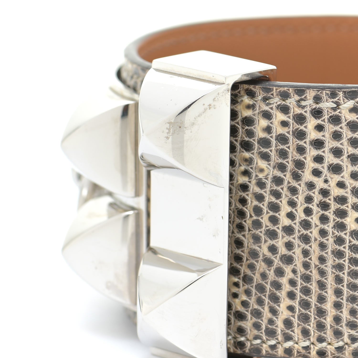 Hermes Lizard Collier De Chien CDC Bracelet T2 Ombre 8 of 9