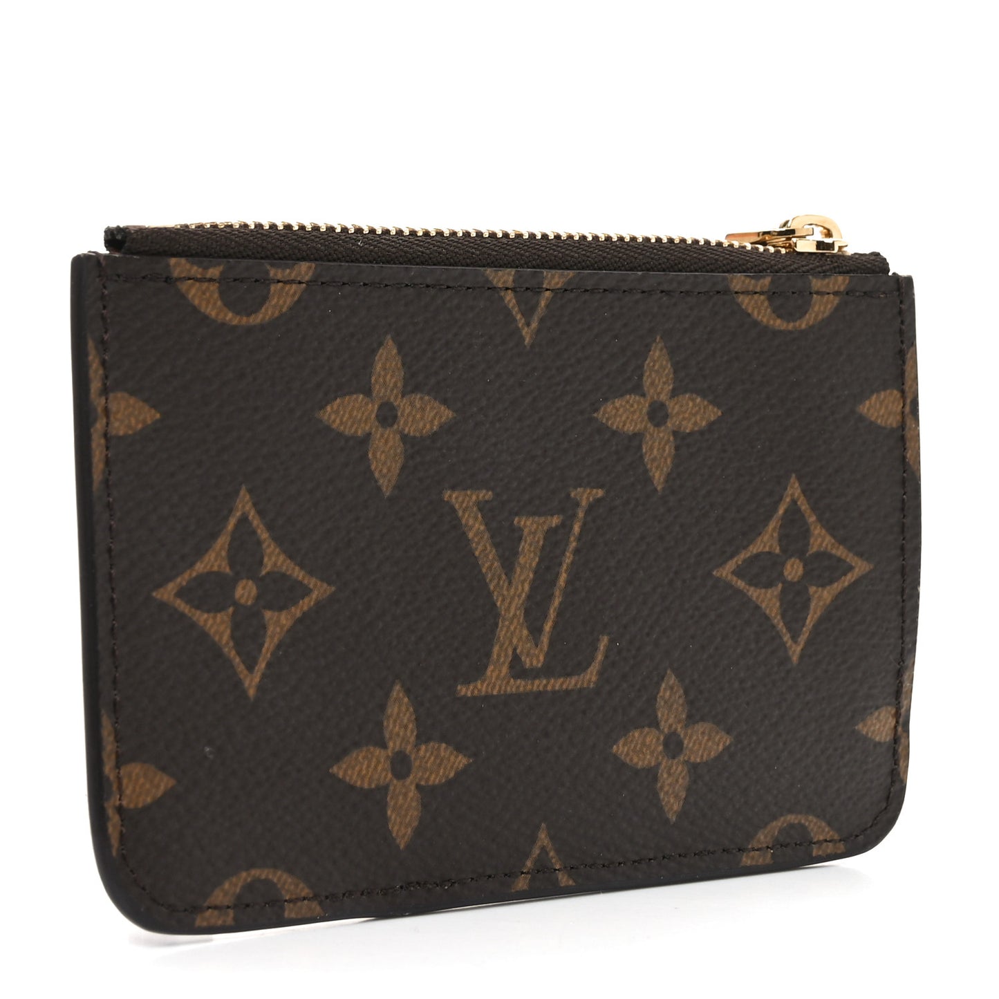 Monogram Zipped Romy Card Holder
