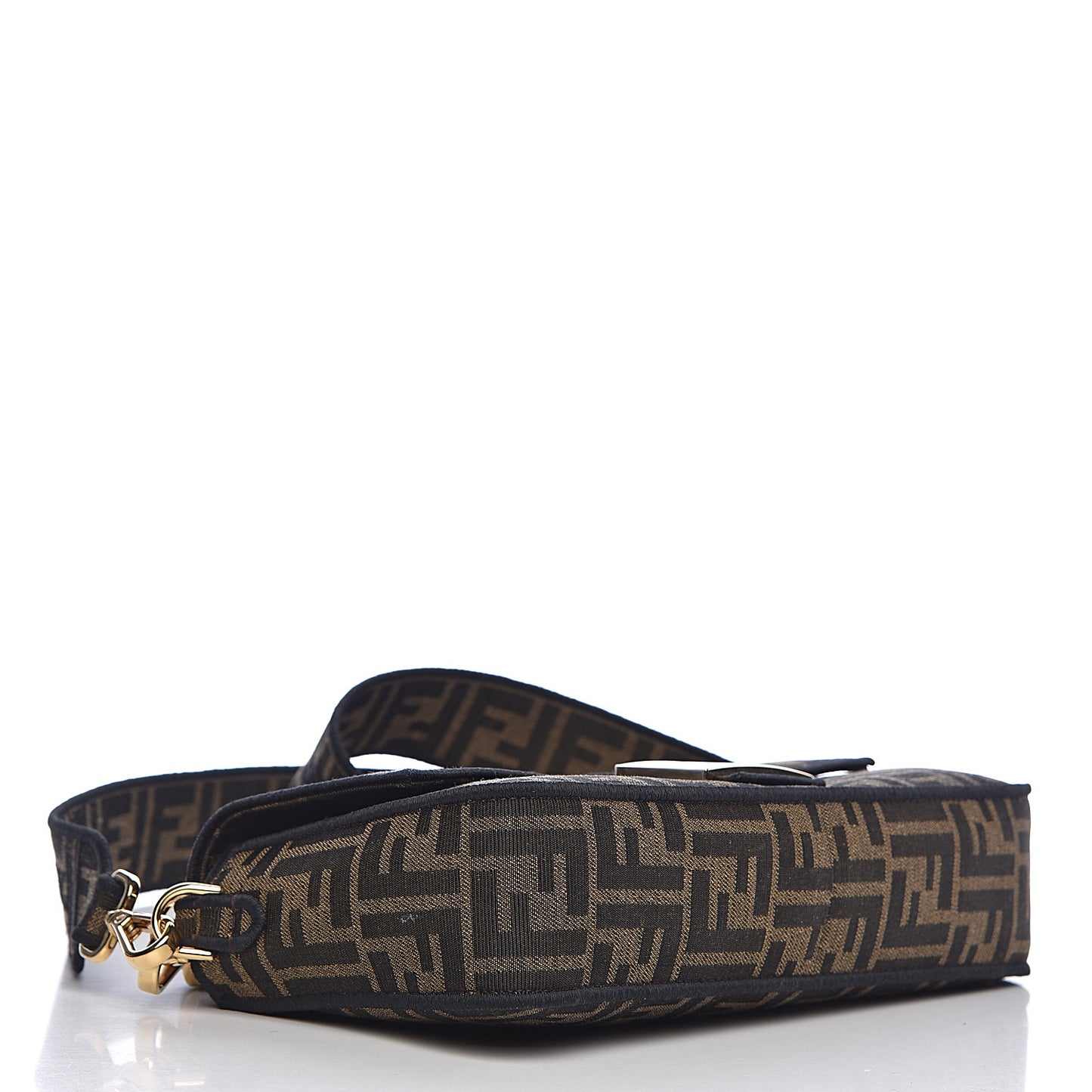 Fabric Jacquard FF 1974 Medium Baguette Tobacco Moro Black