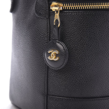Chanel Caviar Cosmetic Vanity Bag Black 11 of 11