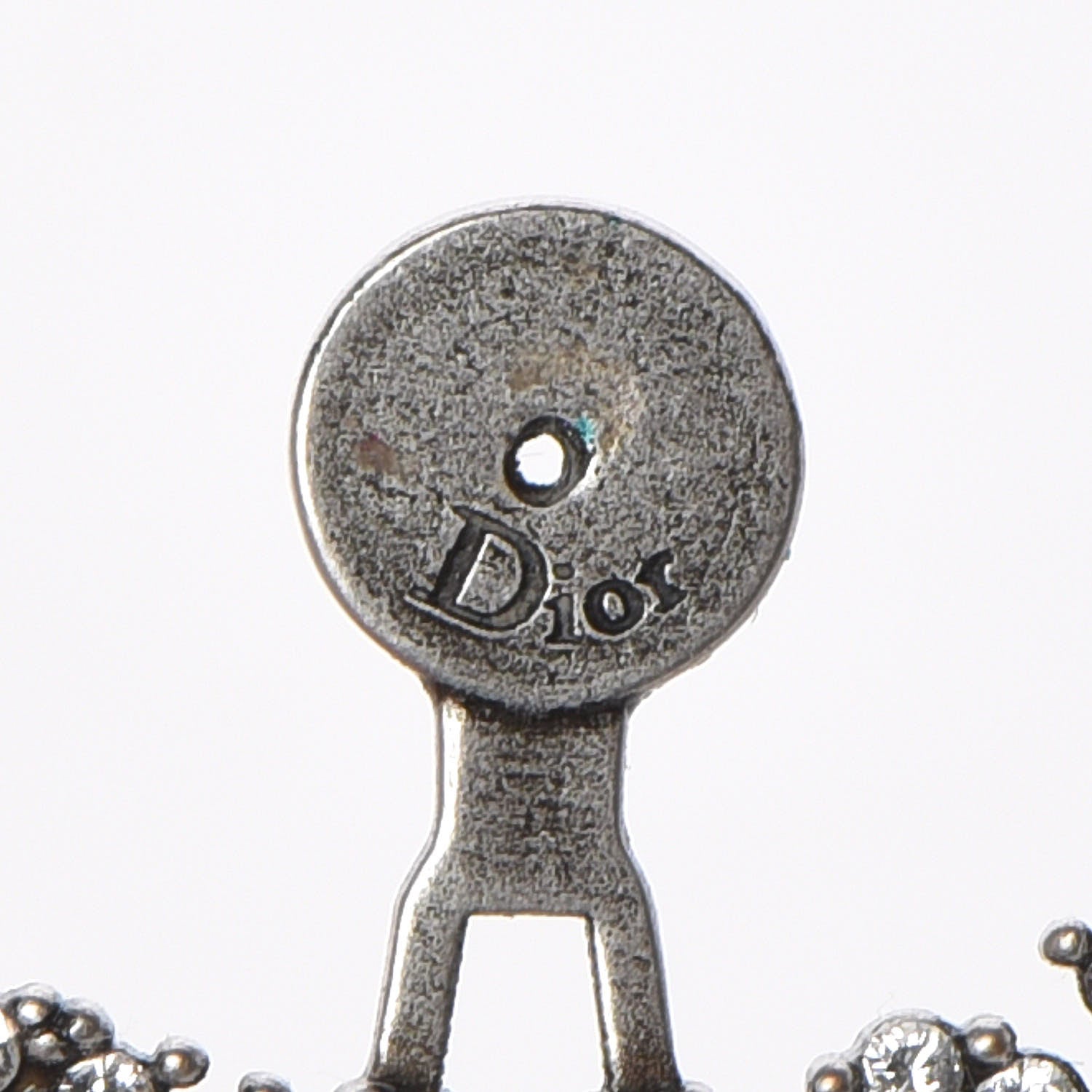 Christian Dior Palladium Crystal J'adior Earrings 3 of 5