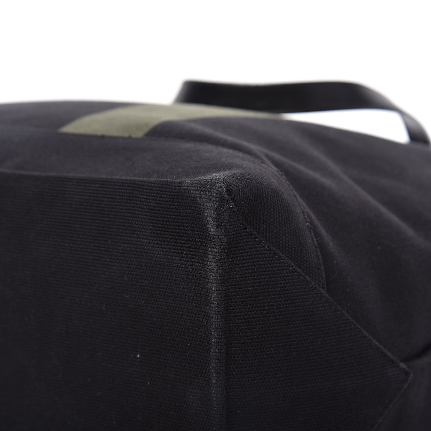 Saint Laurent Canvas Beach Shopping East West Tote Black 15 of 16