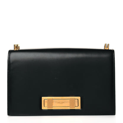 Saint Laurent Smooth Calfskin Medium Domino Shoulder Bag Black 1 of 10