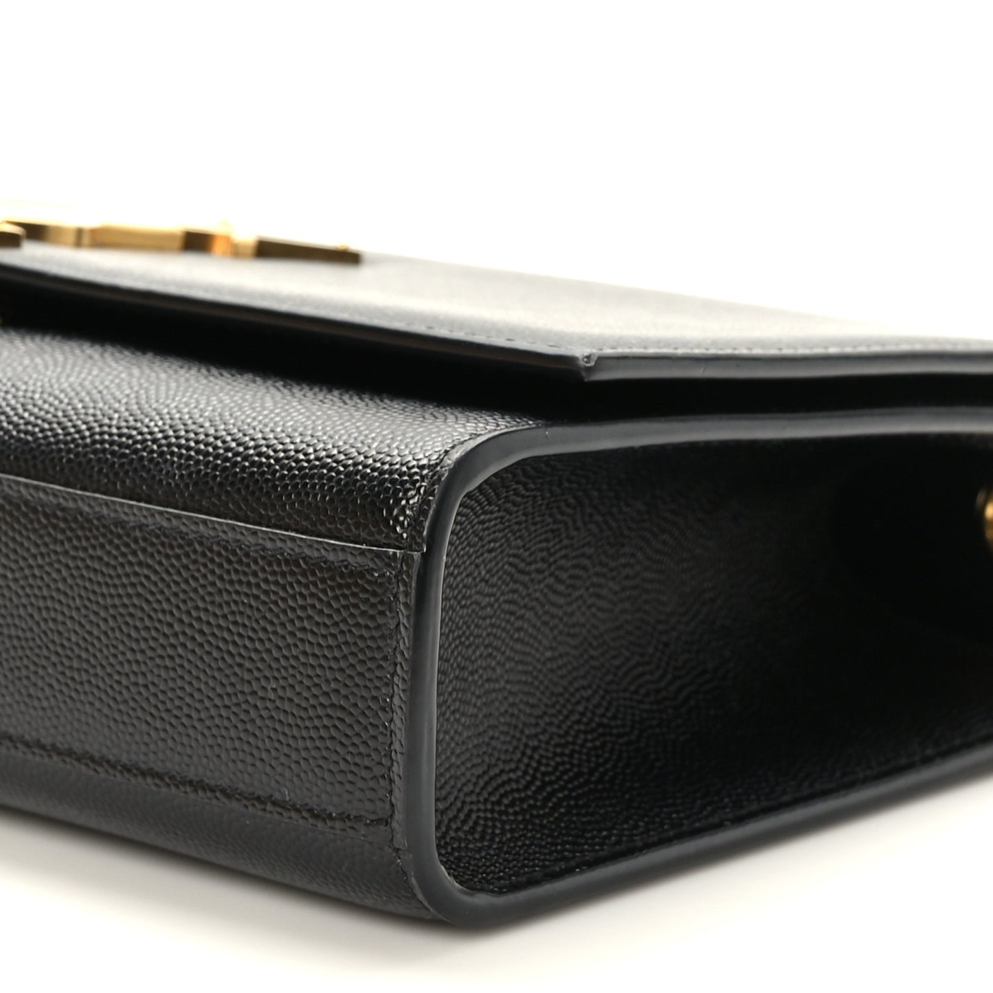 Grain De Poudre Medium Classic Monogram Kate Satchel Black