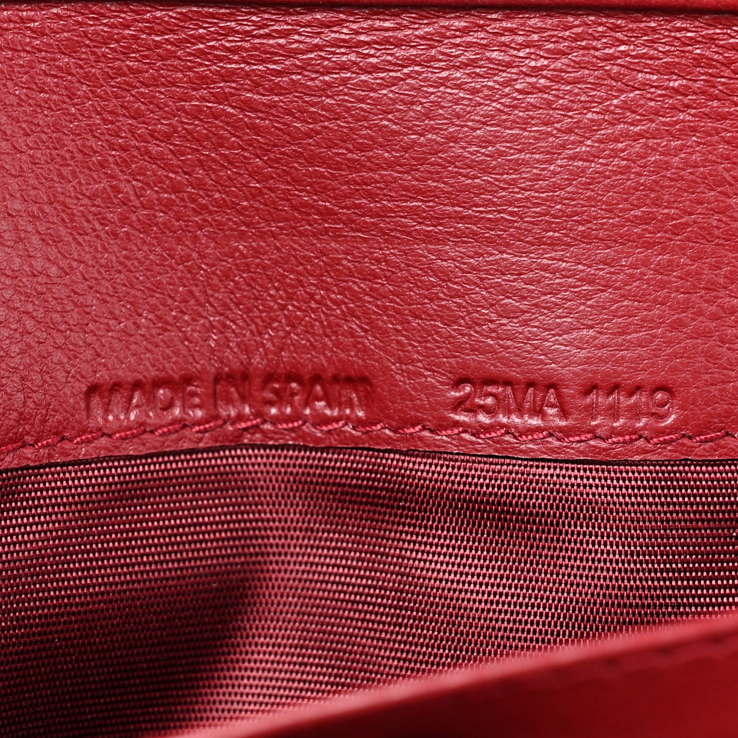 Patent Cannage Lady Dior Rendezvous Wallet On Chain Red