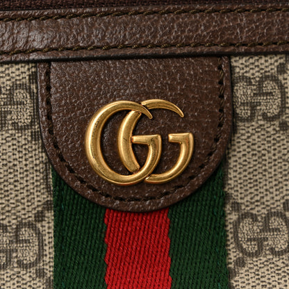 Gucci Soft GG Supreme Monogram Medium Ophidia Belt Bag Dark Brown 12 of 12