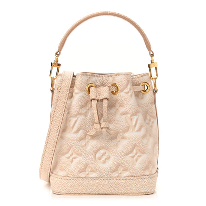 Louis Vuitton Empreinte Monogram Summer Stardust Nano Noe Beige Clair 1 of 9