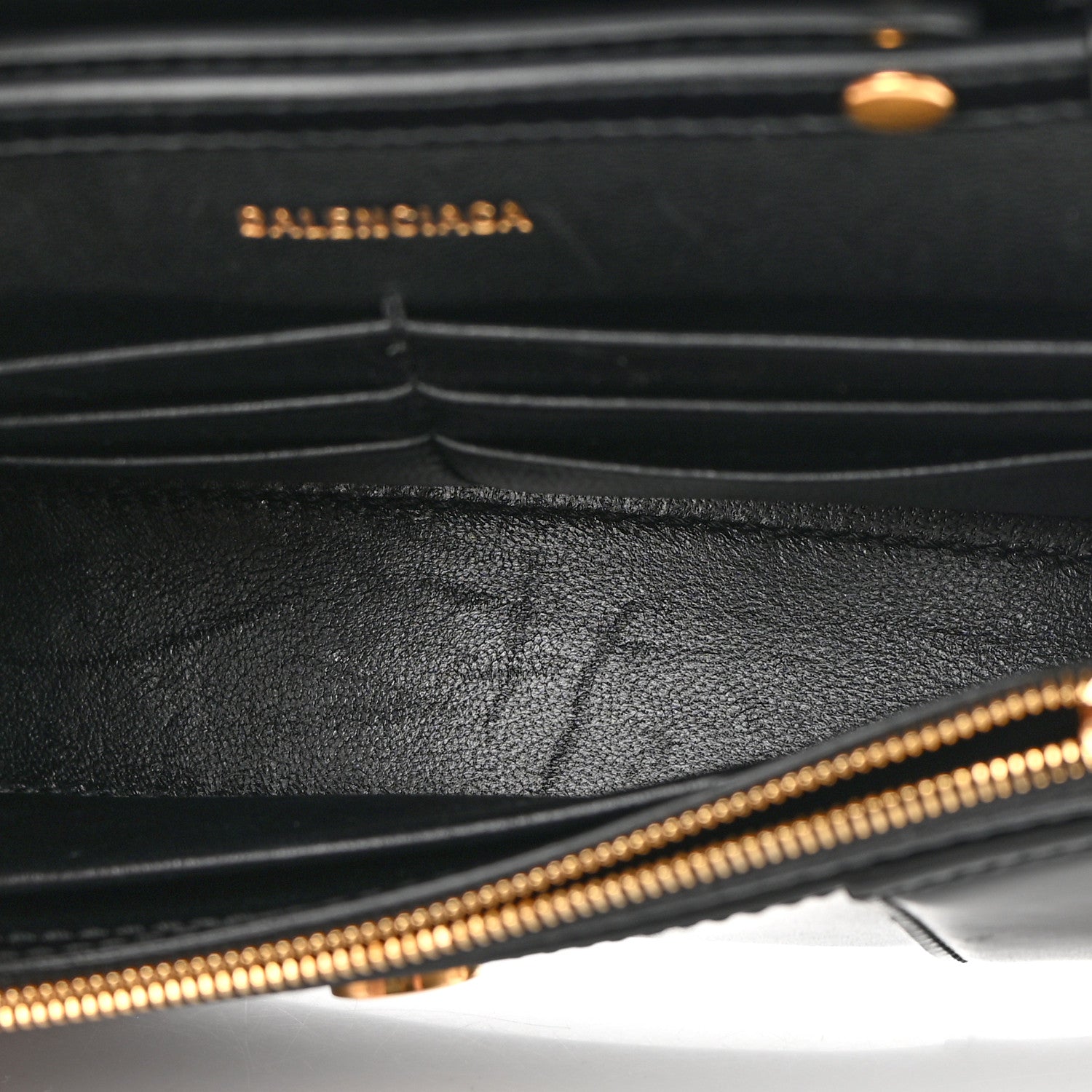 Balenciaga Shiny Box Calfskin Hourglass Chain Bag Black 12 of 12
