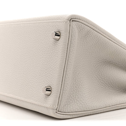 Hermes Togo Kelly Retourne 32 Gris Pale 10 of 13