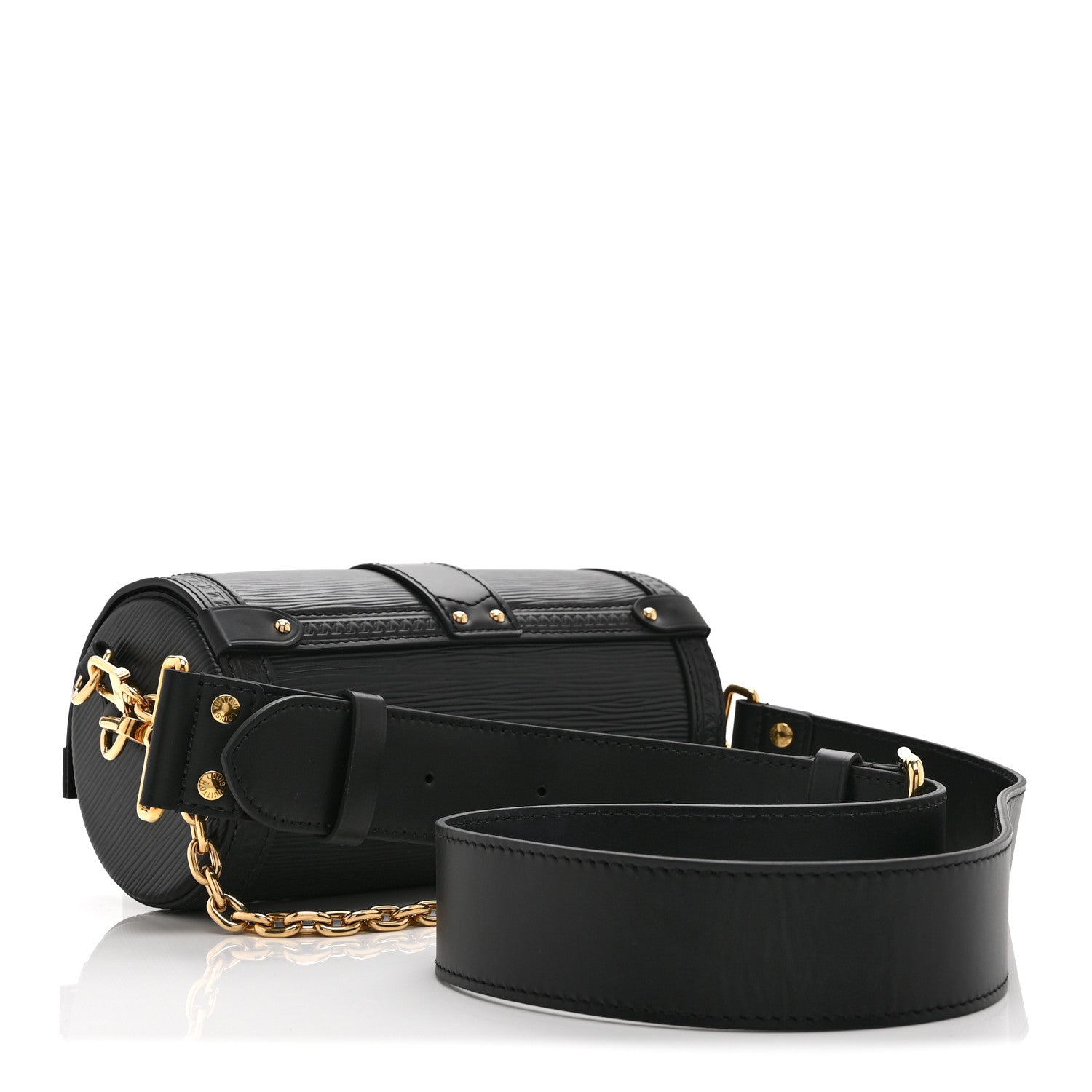 Louis Vuitton Epi Papillon Trunk Black 3 of 9
