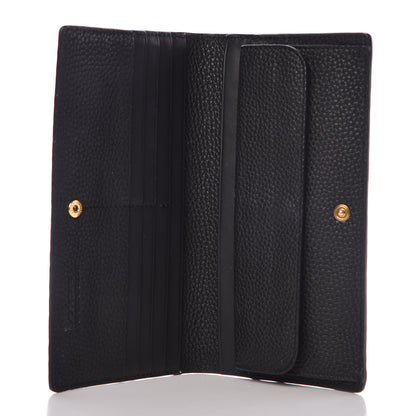 Burberry Calfskin Hastings Continental Wallet Black 6 of 6