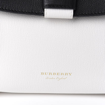 Burberry Derby Calfskin House Check Small Camberley Chalk White Black 10 of 10