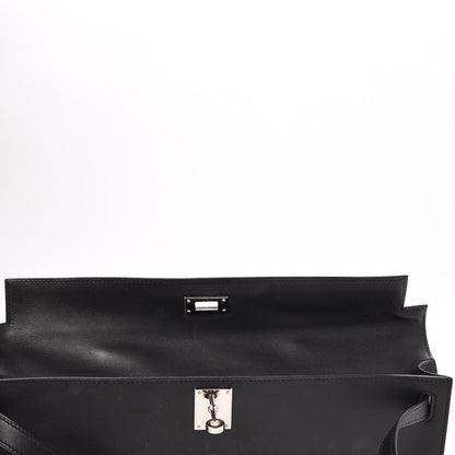 Hermes Swift Kelly Cut Clutch Pochette Black 22 of 23