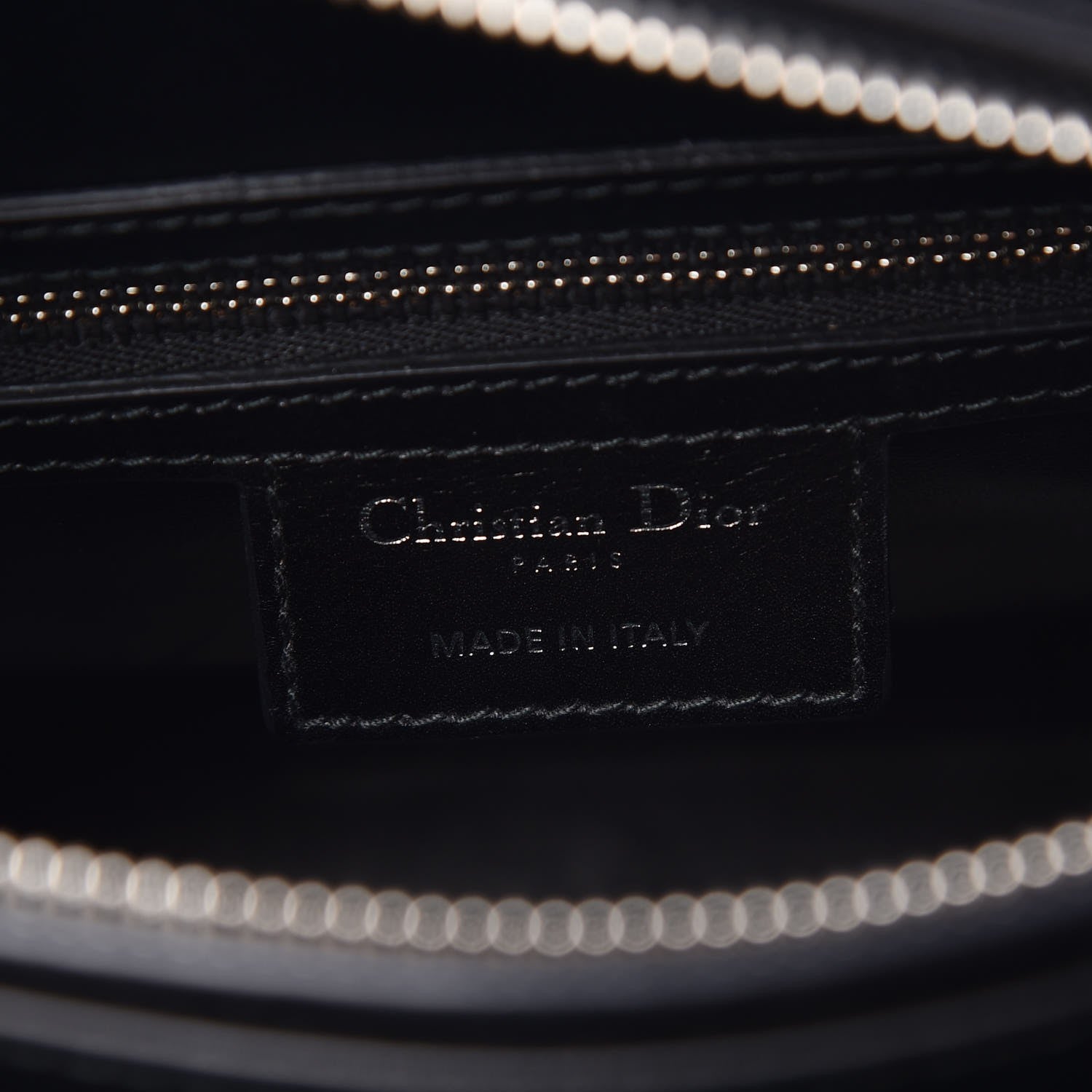 Christian Dior Smooth Calfskin Large Lucky Badges Lady Dior Black 7 of 10