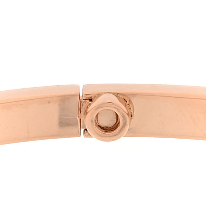 Cartier 18K Pink Gold 6 Diamond Small LOVE Bracelet 18 4 of 7