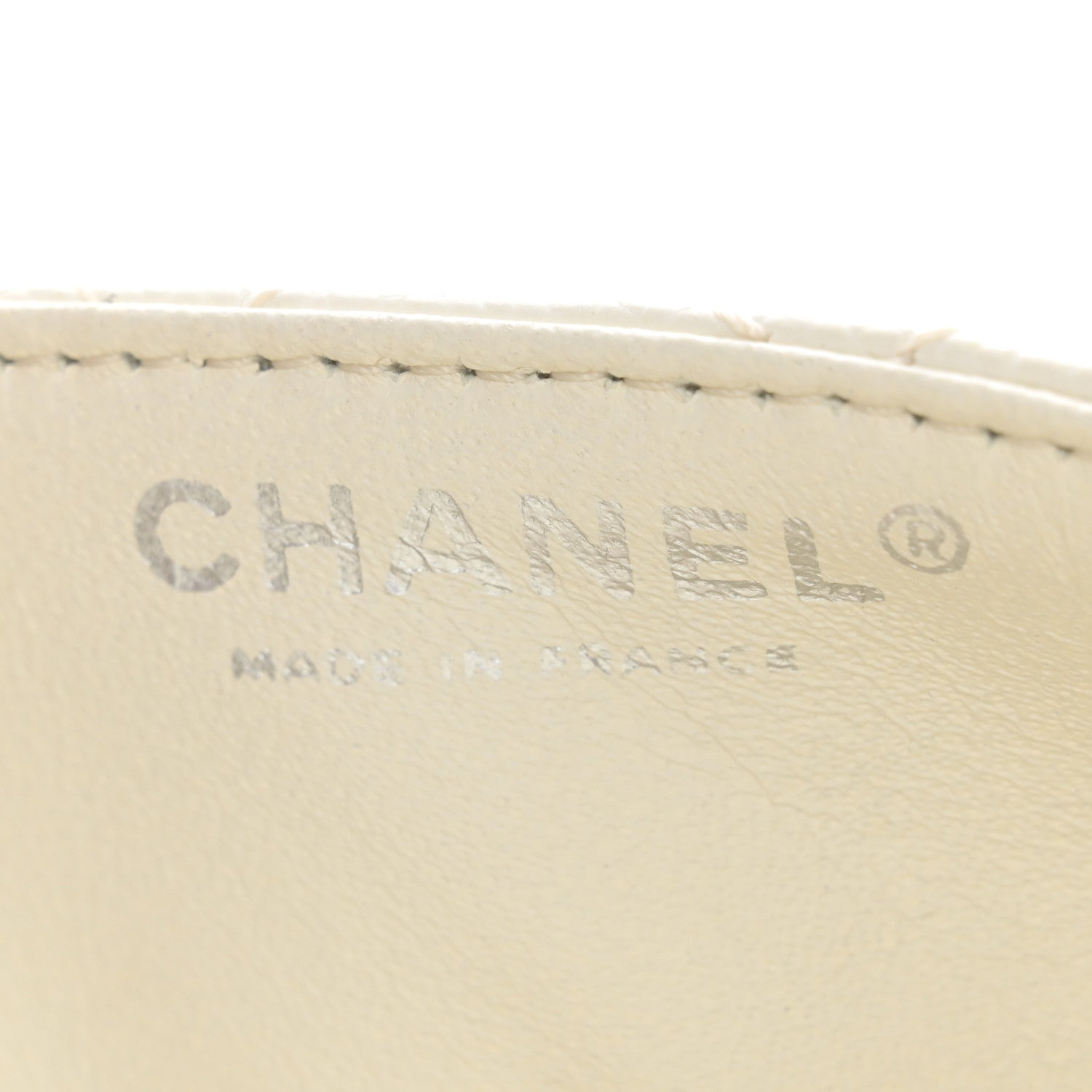 Chanel Caviar Quilted East West Flap White 7 of 13