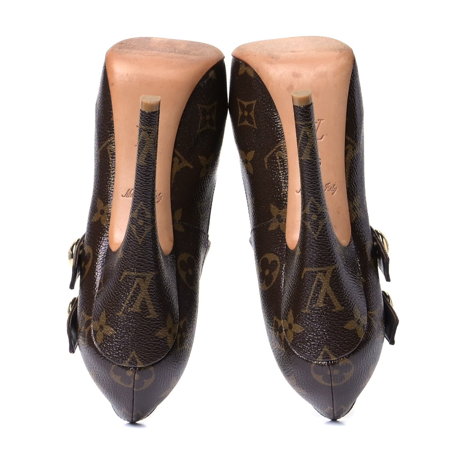 Louis Vuitton Patent Monogram Ritual Fetish Platform Pumps 36 6 of 9