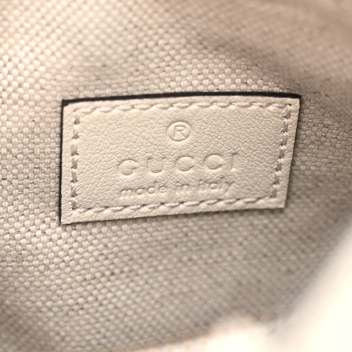 Gucci Sakai Be Green Calfskin Diagonal Stitched Mini Blondie Barrel Shoulder Bag Mystic White 6 of 9