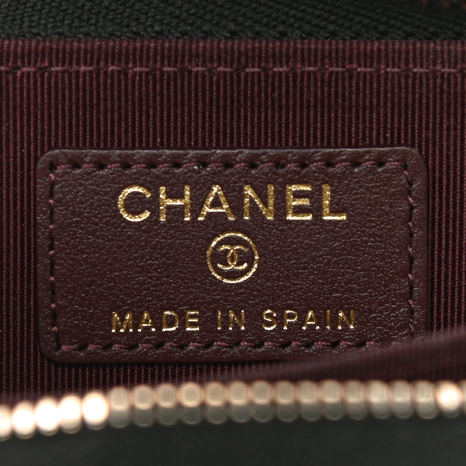 Chanel Caviar Quilted Zip Coin Purse Black 6 of 11