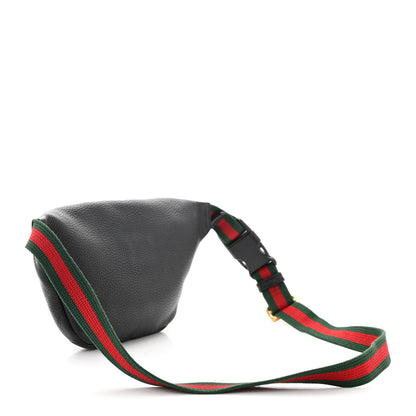 Gucci Grained Calfskin Small Logo Belt Bag Black 3 of 10